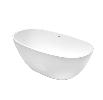 Ванна акриловая Grossman Classic GR-2403 150х80 отдельностоящая овальная с каркасом